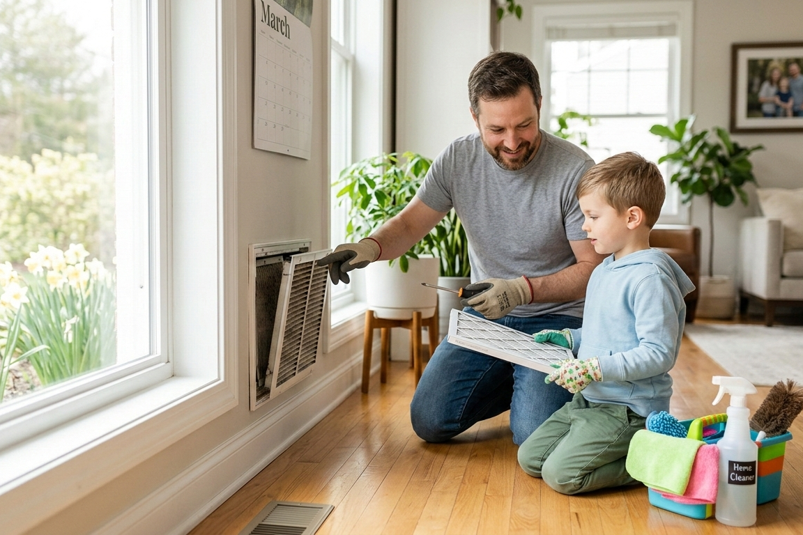Spring HVAC Cleaning: Your March Maintenance Checklist